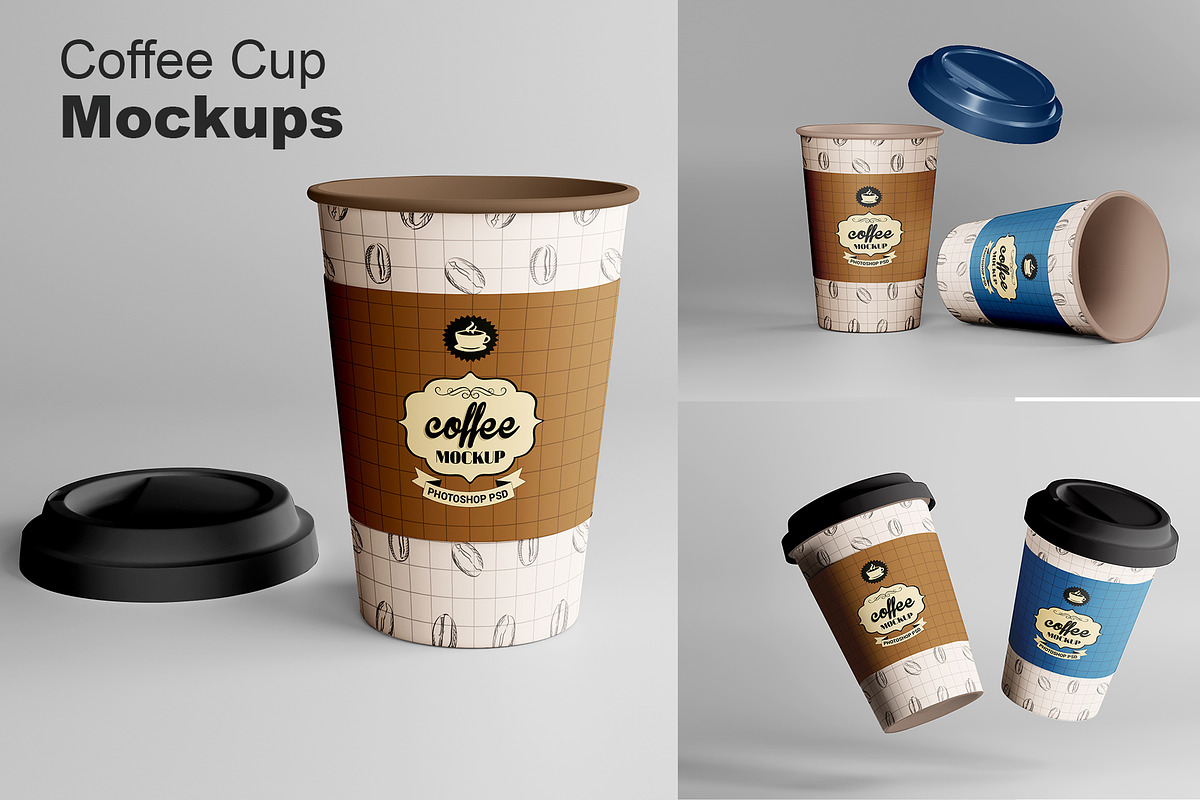 Coffee Cup Mockups, a Cups & Container Mockup by alimran24 (Photo 1 of 10)
