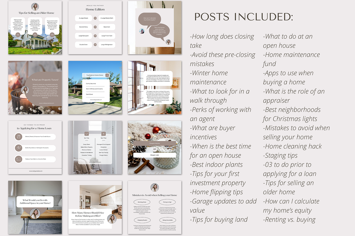December Real Estate Posts, a Social Media Template by Marketing Templates Co. (Photo 6 of 9)