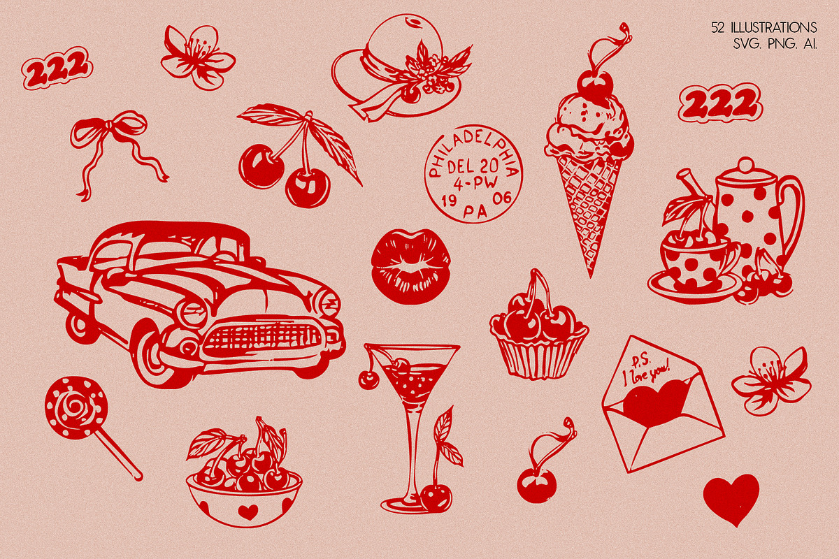 Cherry On Top, a Food Illustration by Anna Babich (Photo 3 of 6)