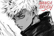 ANIME STARTER BRUSHES - PS / CSP Pro, a Brush Add-On by Manga Brush (Thumbnail 3 of 6)