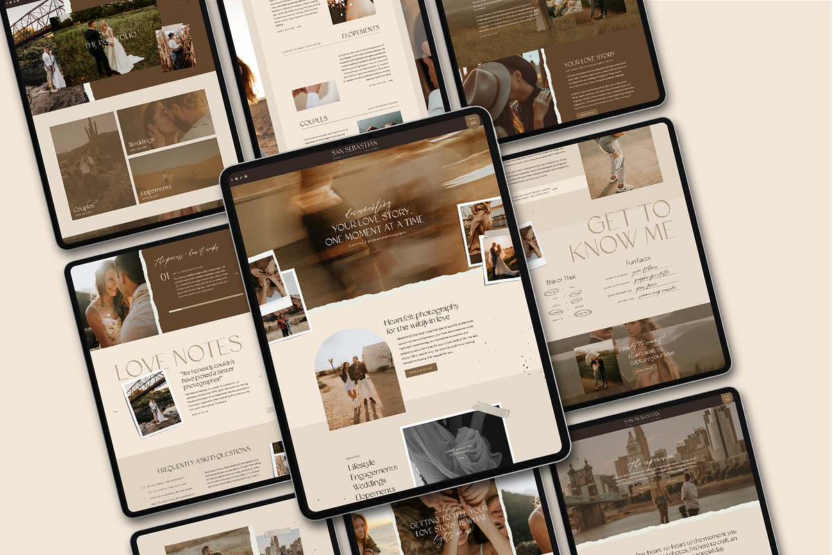 Boho Showit Template - Photographers, a Websites & App Template by Lennox Creative Co. (Photo 2 of 6)