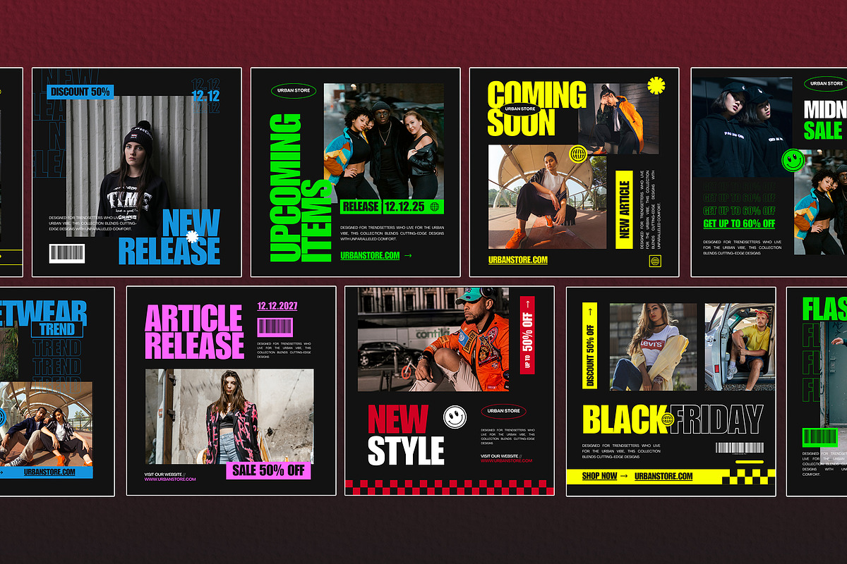 Cult - Instagram Fashion Template, a Social Media Template by Inviline.co (Photo 3 of 7)