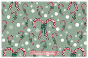 Festive Holiday Seamless Patterns, an Illustration by Johanna V. Creative (Thumbnail 2 of 4)
