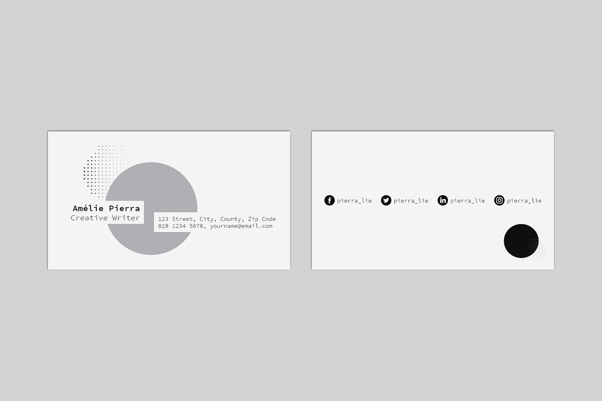 Resume Template & Business Card, a Resume Template by TH Pixel (Photo 3 of 5)