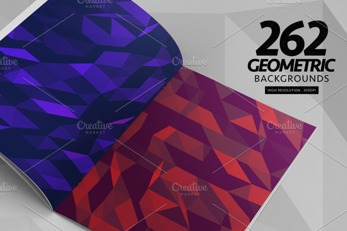 Geometric Polygon Backgrounds 262 preview 4