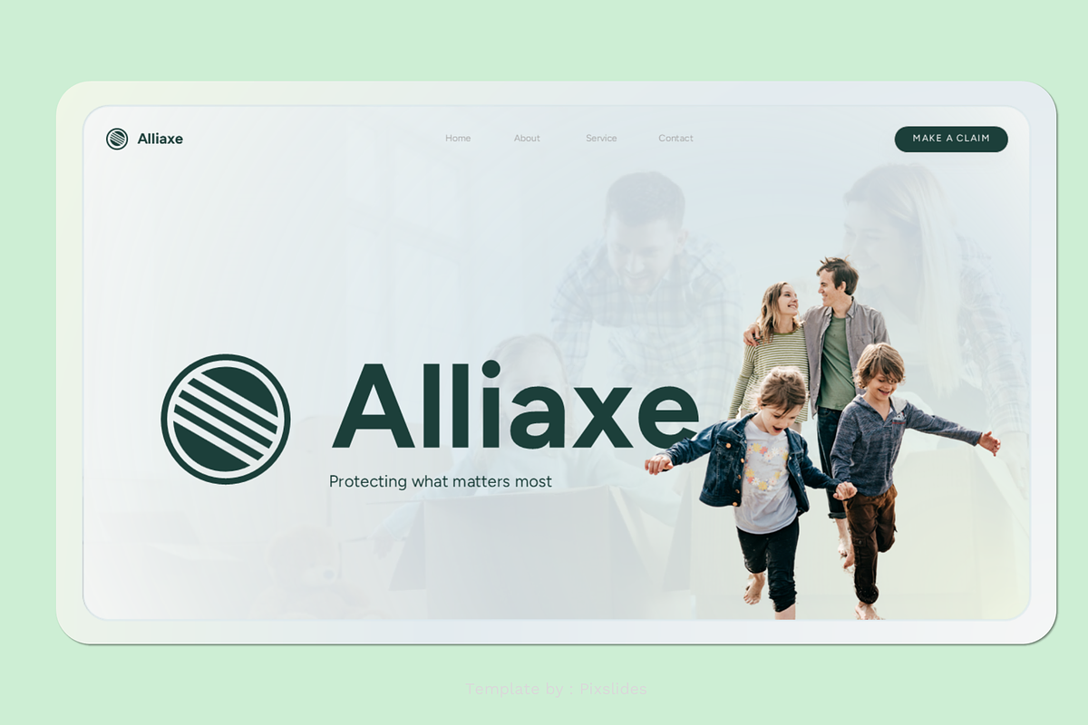 Alliax -Insurance PowerPoint, a Presentation Template by Pixslides (Photo 3 of 7)
