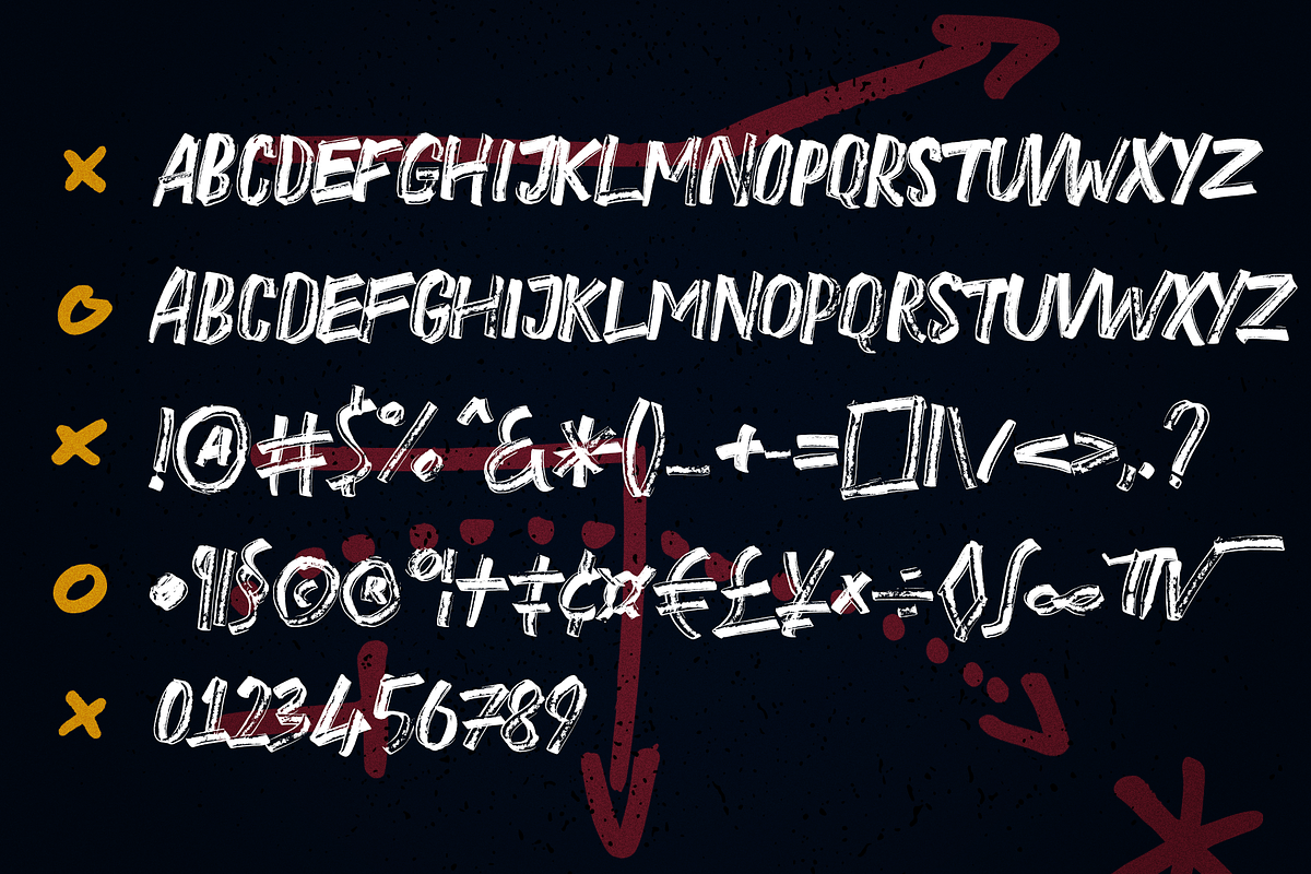 Game Day - Hand Drawn Font + Extras, a Sans Serif Font by Surplus Type Co (Photo 2 of 7)