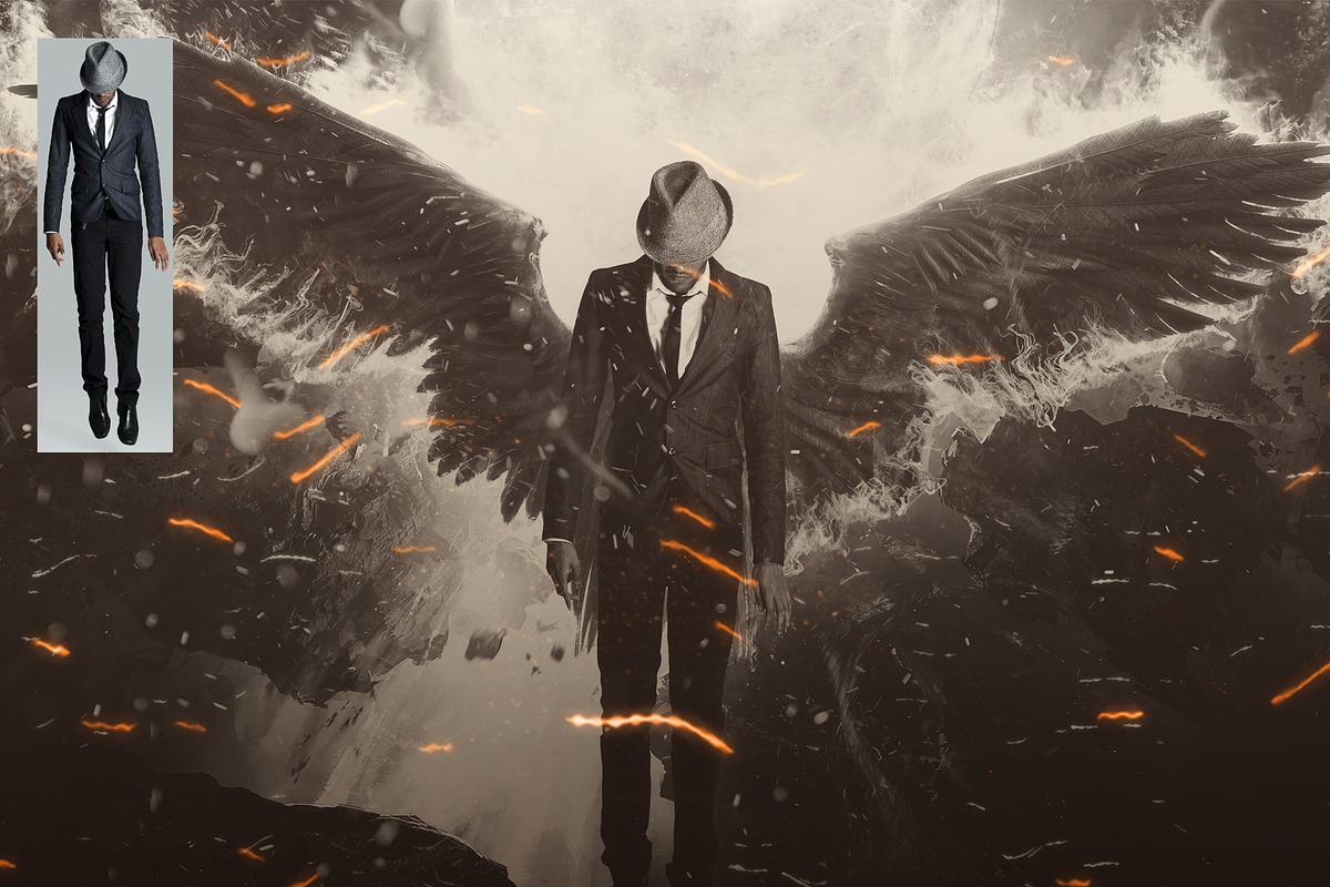 Lucifer Photoshop Template, a Poster Template by DuoFankaar (Photo 11 of 13)
