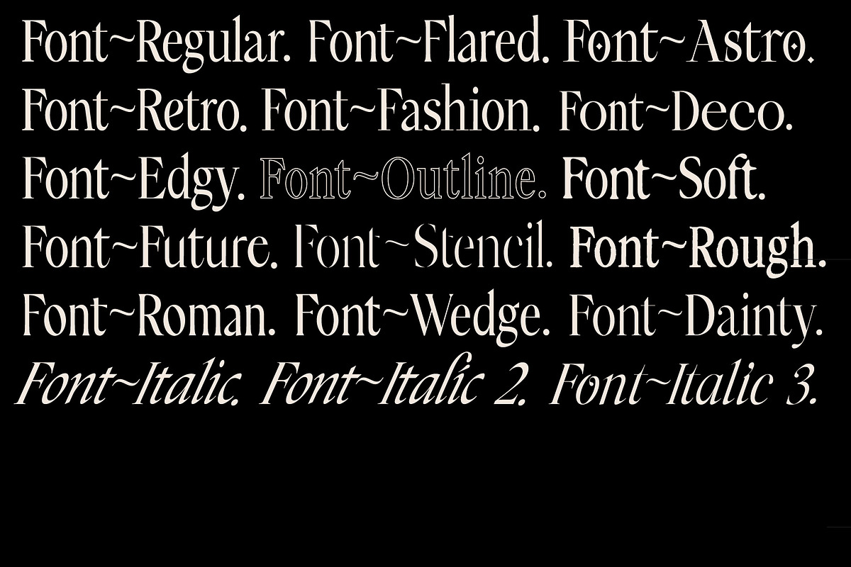 Stylebender Serif - Multi-style Font, a Serif Font by Tropical Type (Photo 5 of 17)