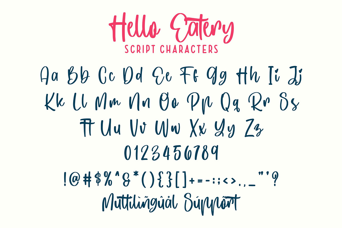 Hello Eatery - Handlettering Pack, a Font by Garisman Std (Photo 8 of 9)