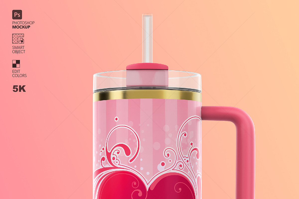 Premium Mug Tumbler Mockup Photoshop, a Cups & Container Mockup by LESZ Design (Photo 7 of 8)