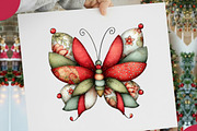 Whimsical Spring Butterfly Clipart, an Illustration by designcity5 (Thumbnail 5 of 5)
