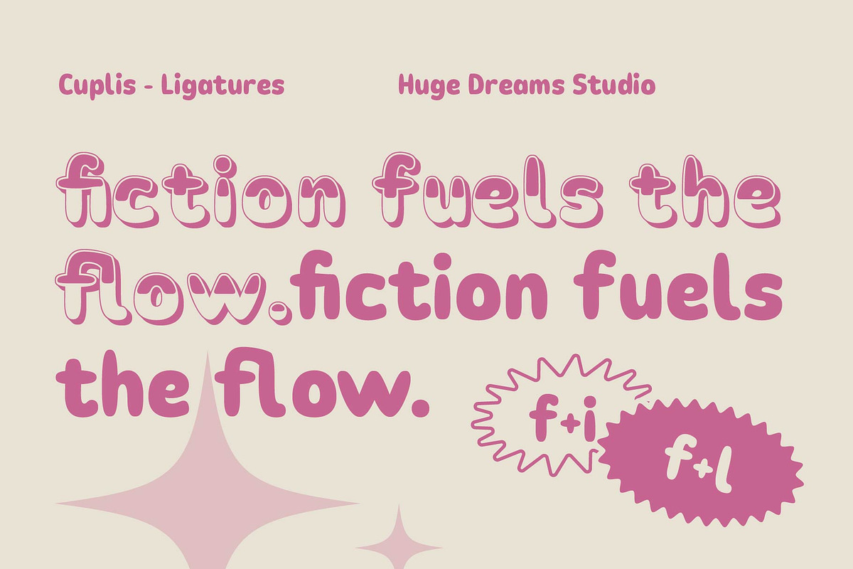 Cuplis - Y2K Handwriting Font, a Sans Serif Font by Huge Dream Studio (Photo 6 of 9)