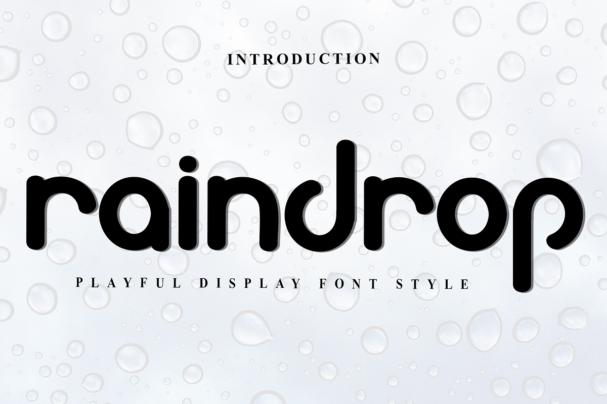 Raindrop, a Script Font by FreshTypeINK (Photo 1 of 8)