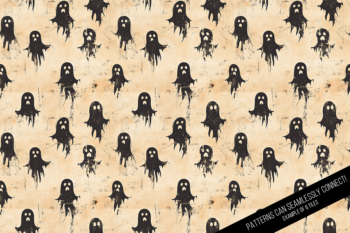 Vintage Halloween Digital Paper, a Pattern Graphic by Chromolume Studio (Photo 14 of 28)
