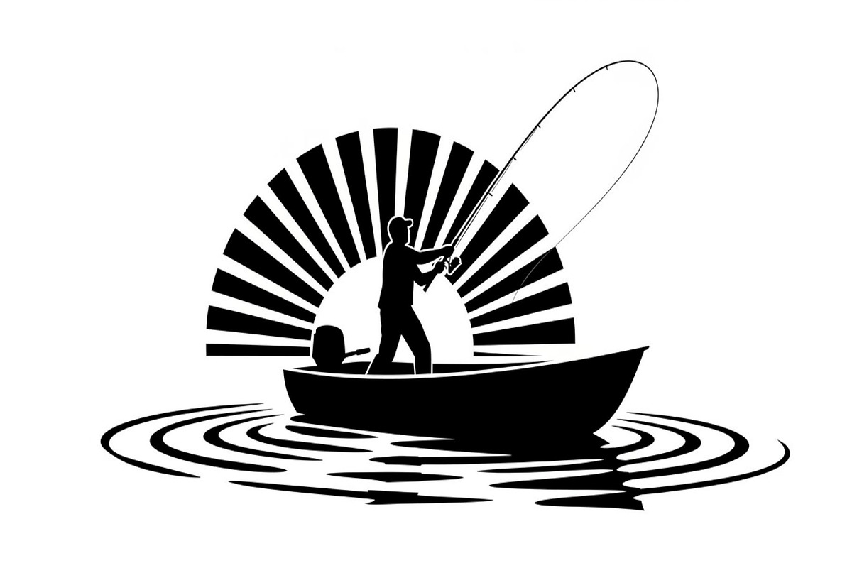 50 Fishing Boat Silhouette Vector, an Illustration by Gaye Art (Photo 13 of 20)