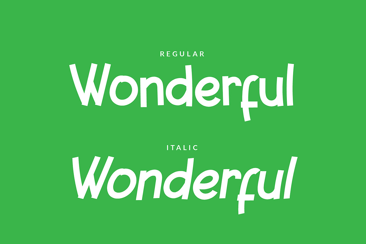 Happy Single Cute Font, a Font by Dicubit (Photo 9 of 10)