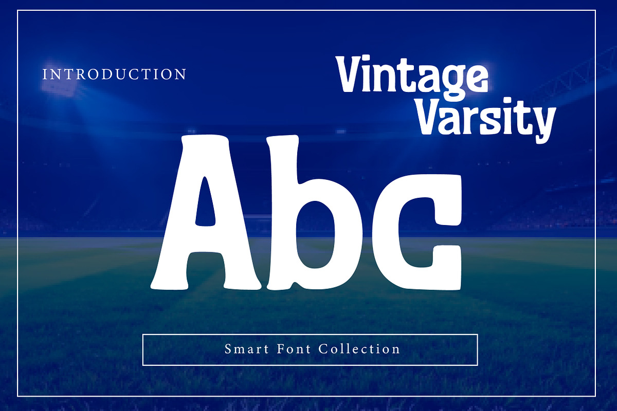 Vintage Varsity, a Slab Serif Font by Wow Magic (Photo 2 of 3)