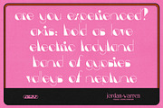 JWV - ELECTRIC LADY, a Sans Serif Font by Jordan Warren Visuals (Thumbnail 9 of 9)