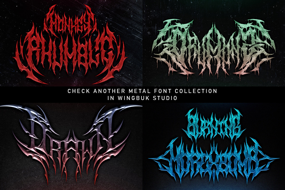 Meswady | Metal Font, a Blackletter Font by WingBuk (Photo 13 of 14)