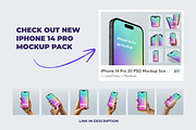 iPhone in hand Mockup BUNDLE, an iPhone Mockup by LazyCrazy (Thumbnail 2 of 6)