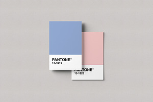 Pantone Card Mockups