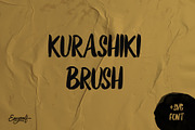 Kurashiki Brush font + SVG, a Script Font by Emyself Design (Thumbnail 1 of 11)