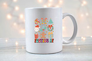 Retro Christmas Sublimation Bundle, a Seasonal Illustration by Craft Nest (Thumbnail 8 of 11)