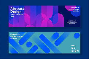 Abstract banner template design, a Templates & Theme by TotallypicRF