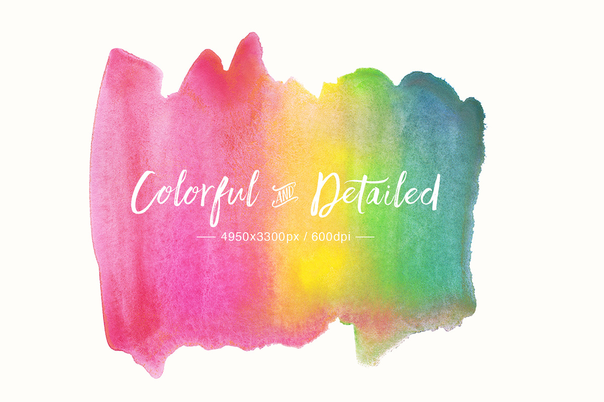 Watercolor Textures & Brushes, a Texture Graphic by P.F. Creative Lab (Photo 4 of 5)