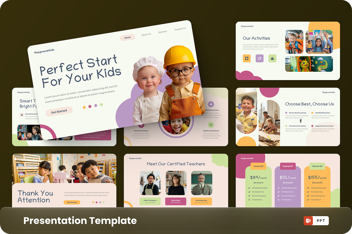 KidsFun - Kids Education, a Presentation Template by GraphauseProject (Photo 1 of 6)