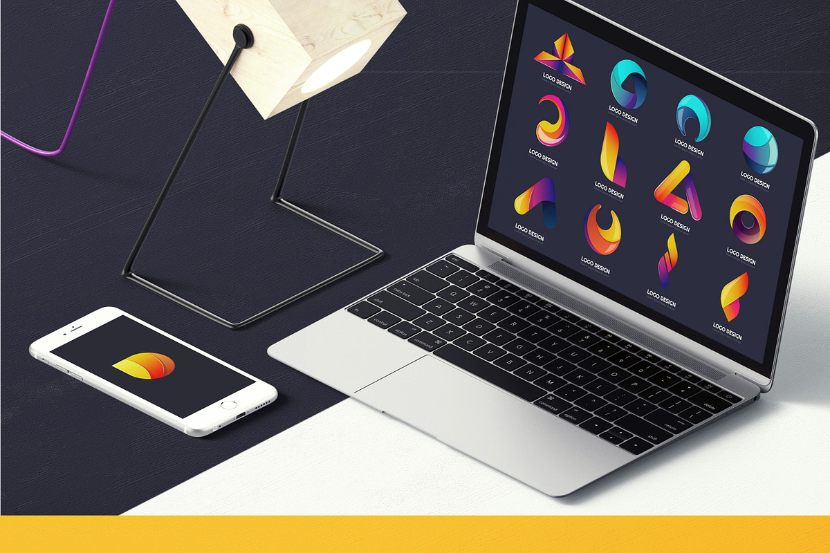984 Modern Logo Shape, a Branding & Logo Template by Toonsteb (Photo 11 of 18)