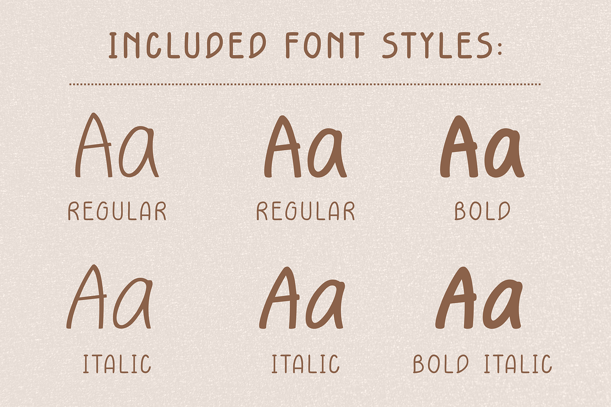 Handwritten Font – Happy Doodle, a Handwritten Font by ZoloDesignHub (Photo 3 of 8)