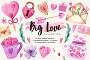 Big Love Watercolor Collection, an Illustration by Olga Alexeenko (Thumbnail 1 of 8)