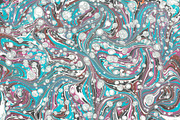 3 Hand Marbled Papers Aquarelle, a Texture Graphic by Marblingdom (Thumbnail 4 of 4)
