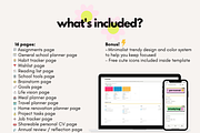 Student Life Notion Template, a Templates & Theme by studiorach (Thumbnail 8 of 10)