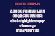 Halifax Display Font, a Script Font by Alpaprana (Thumbnail 8 of 9)