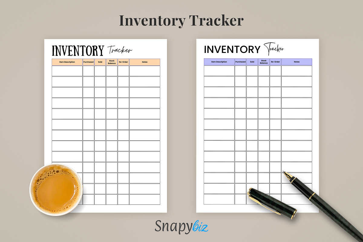 Editable Inventory Tracker