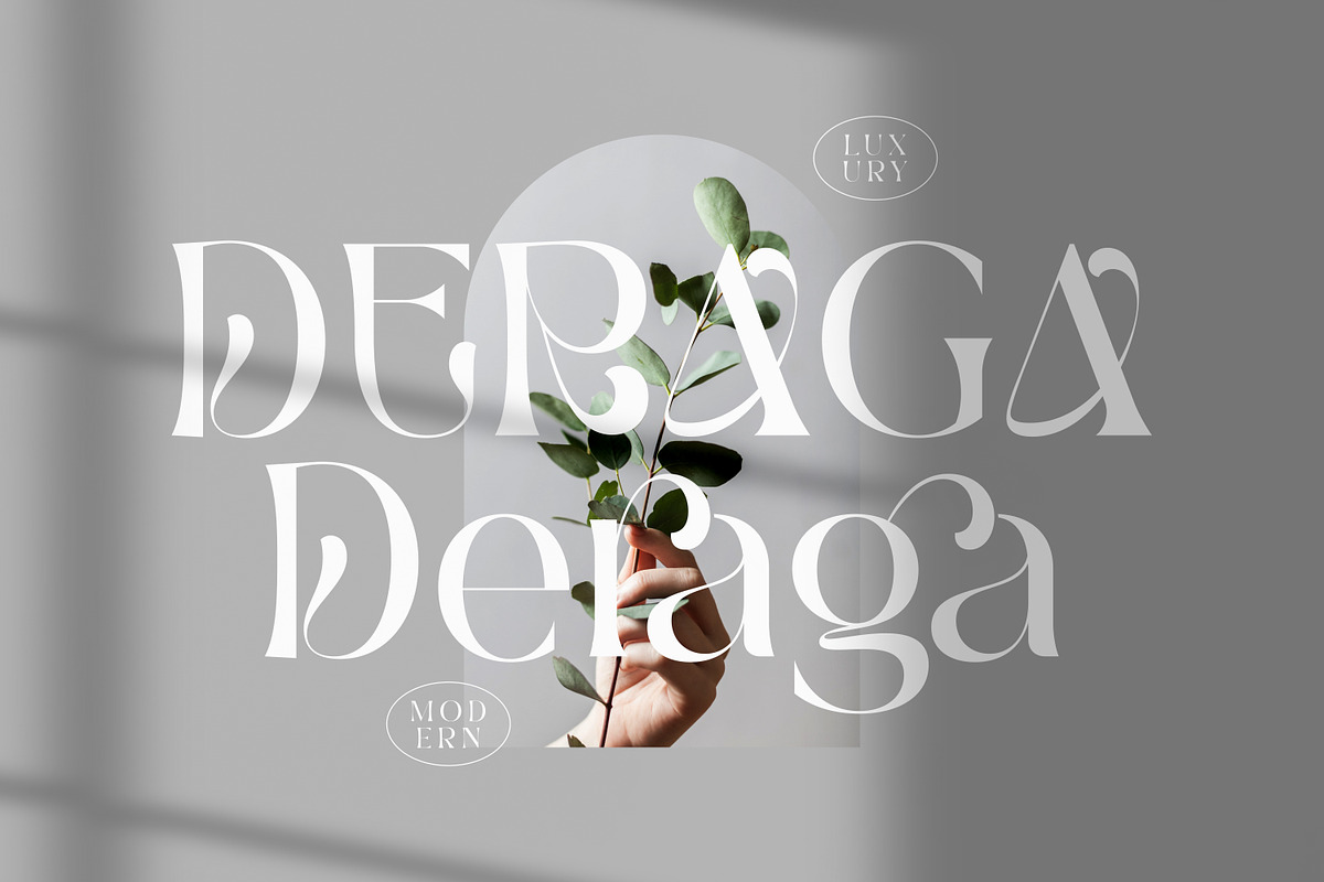 Deraga Modern & Stylish Font, a Serif Font by Storytype Studio (Photo 1 of 10)
