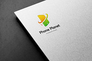 Phone Planet logo designs, a Branding & Logo Template by Lucky Creative (Thumbnail 4 of 4)