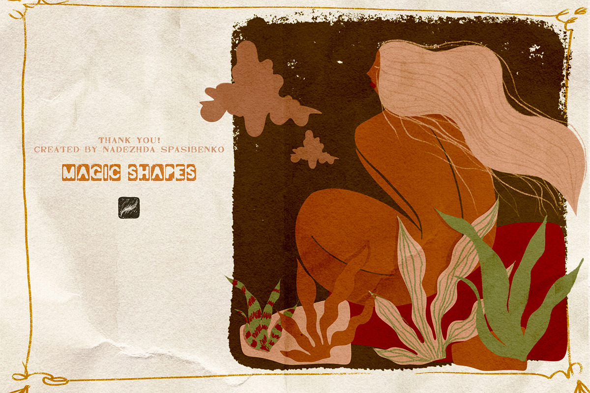 Procreate, Ps, Affinity Magic Shapes, a Brush Add-On by Spasibenko Art (Photo 9 of 9)