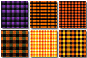 Halloween Check Patterns, an Illustration by DreamPrint404 (Thumbnail 2 of 4)