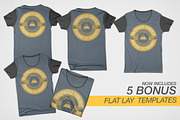 Men's Ghosted T-Shirt Mockups, a Shirt Mockup by PrePress Toolkit (Thumbnail 7 of 7)