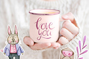 Valentine's Day Collection, an Animal Illustration by Aquarellka (Thumbnail 4 of 8)
