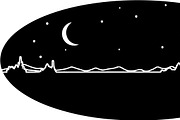 Night Landscape Egg Silhouette Bundl, an Illustration by Designs_River (Thumbnail 13 of 22)