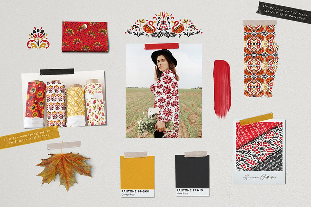 Russian Brand Collection, a Pattern Graphic by Julia Dreams (Photo 3 of 11)