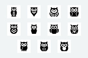 35 Owl Icon Pack, an Animal Illustration by Vectorium Studio (Thumbnail 5 of 6)