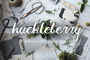 The Charming Huckleberry Font