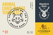 Animal Logo/Badge Templates Vol.1, a Branding & Logo Template by GraphicBurger (Thumbnail 1 of 13)