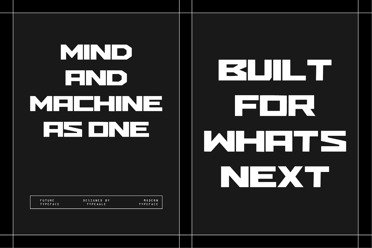 Nimbez - Futuristic Display Font, a Sans Serif Font by Typeagle (Photo 5 of 11)